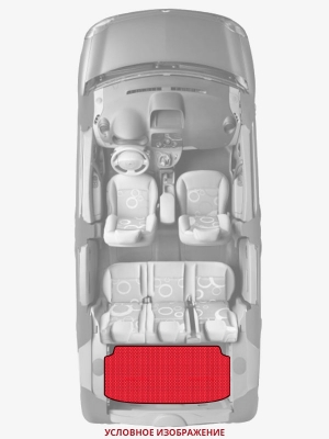ЭВА коврики «Queen Lux» багажник для Volkswagen Teramont